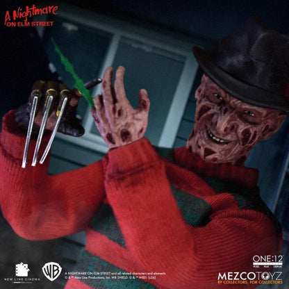 Pedido Figura Freddy Krueger: A Nightmare on Elm Street - One:12 Collective marca Mezco Toyz 77390 escala 1/12
