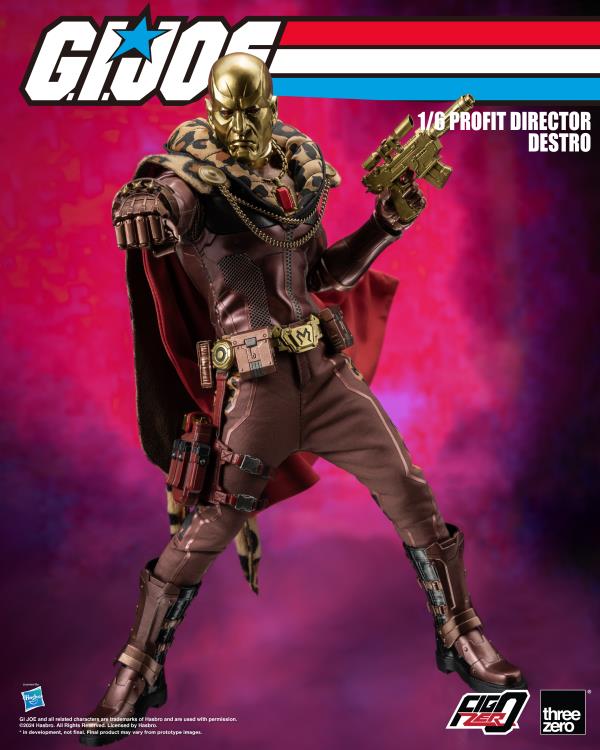 Pedido Figura Profit Director Destro - Exclusiva - G.I.Joe FigZero marca Threezero 3Z0738 escala 1/6