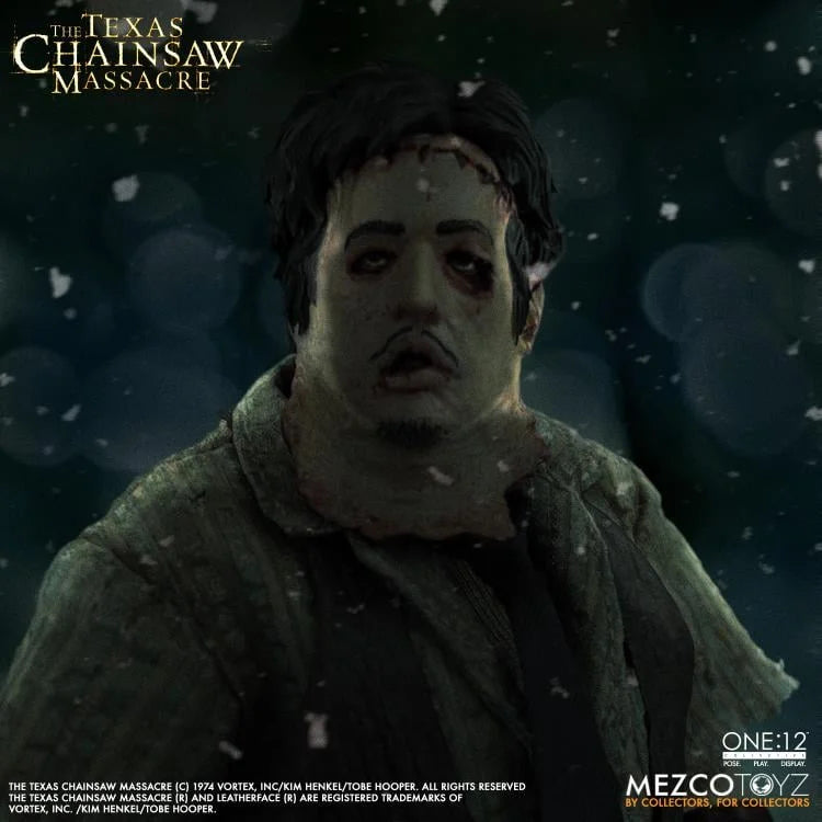 Pedido Figura  Leatherface - The Texas Chainsaw Massacre (2003) - One:12 Collective marca Mezco Toyz 77526 escala 1/12