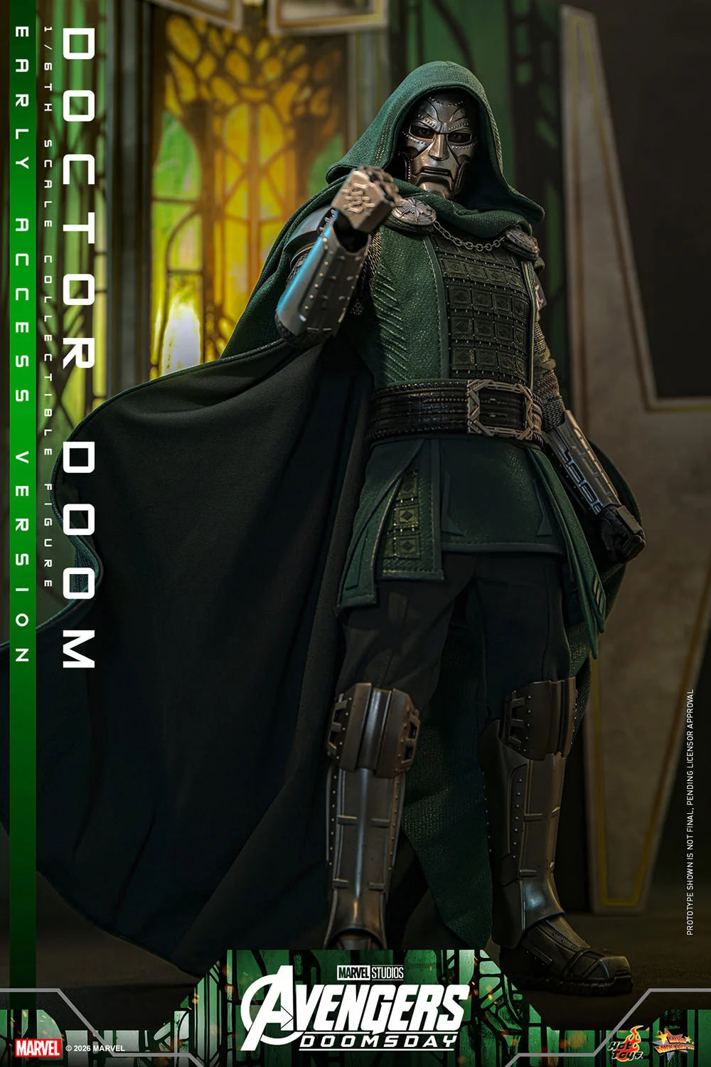 Preventa Figura DOCTOR DOOM - Avengers: Doomsday marca Hot Toys MMS906 escala 1/6
