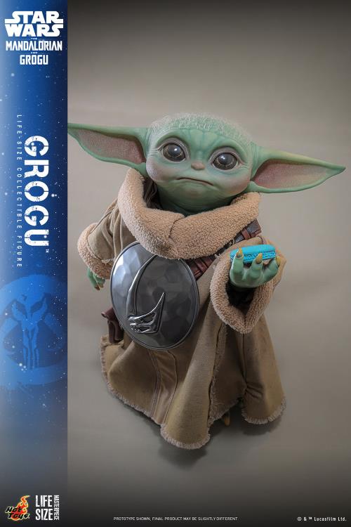 Preventa Figura GROGU (Tamaño real) - Star Wars: The Mandalorian & Grogu marca Hot Toys LMS016 escala real 1/1