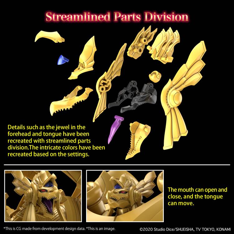 [EN STOCK] Model Kit - Egyptian God The Winged Dragon of RA - Yu-Gi-Oh! Figure-rise Standard Amplified marca Bandai (23.5 cm) (Copia)