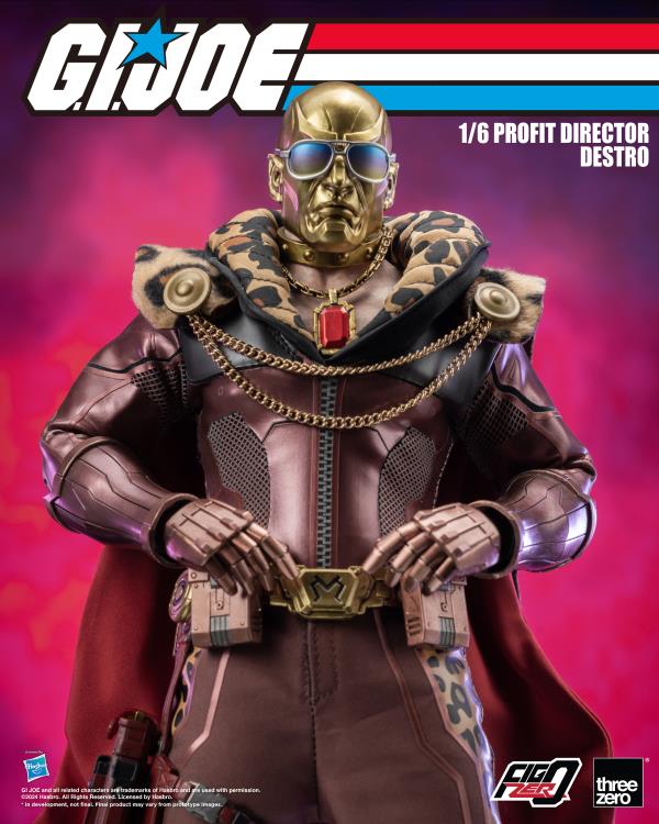 Pedido Figura Profit Director Destro - Exclusiva - G.I.Joe FigZero marca Threezero 3Z0738 escala 1/6