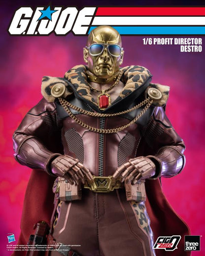 Pedido Figura Profit Director Destro - Exclusiva - G.I.Joe FigZero marca Threezero 3Z0738 escala 1/6