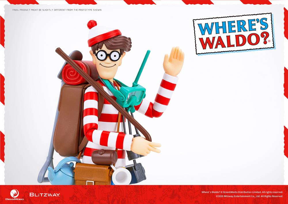 Pedido Figura Waldo - Where´s Waldo? marca Blitzway 5PRO-MG-20302 escala 1/12 (relanzamiento)