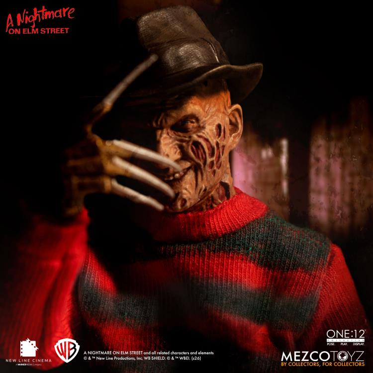 Pedido Figura Freddy Krueger: A Nightmare on Elm Street - One:12 Collective marca Mezco Toyz 77390 escala 1/12