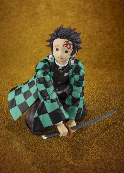 Pedido Figura Tanjiro Kamado (Battle in the Infinity Castle version) - Demon Slayer: Kimetsu no Yaiba - S.H.Figuarts marca Bandai Spirits escala pequeña 1/12