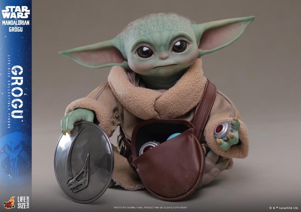 Preventa Figura GROGU (Tamaño real) - Star Wars: The Mandalorian & Grogu marca Hot Toys LMS016 escala real 1/1