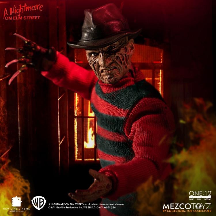 Pedido Figura Freddy Krueger: A Nightmare on Elm Street - One:12 Collective marca Mezco Toyz 77390 escala 1/12