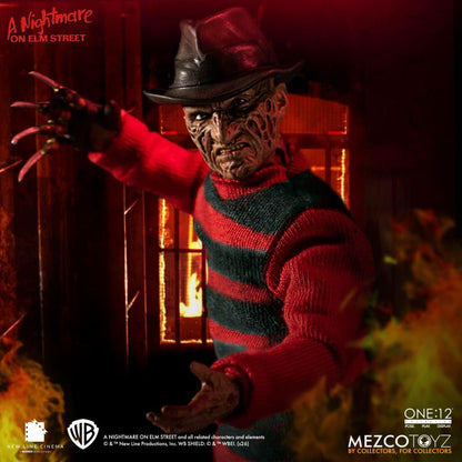 Pedido Figura Freddy Krueger: A Nightmare on Elm Street - One:12 Collective marca Mezco Toyz 77390 escala 1/12