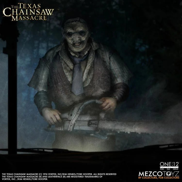 Pedido Figura  Leatherface - The Texas Chainsaw Massacre (2003) - One:12 Collective marca Mezco Toyz 77526 escala 1/12