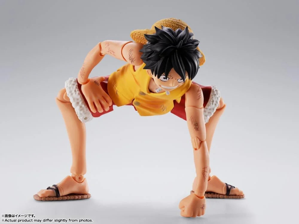 [EN STOCK] Figura Monkey D. Luffy (Summit War of Marineford) - One Piece - S.H.Figuarts marca Bandai Namco escala 1/12