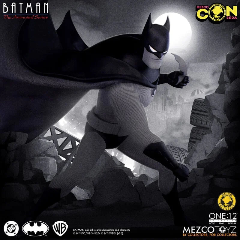 Pedido Figura BATMAN (Noir Edition) EXCLUSIVE - Batman: The Animated Series - One:12 Collective marca Mezco Toyz 76393 escala 1/12