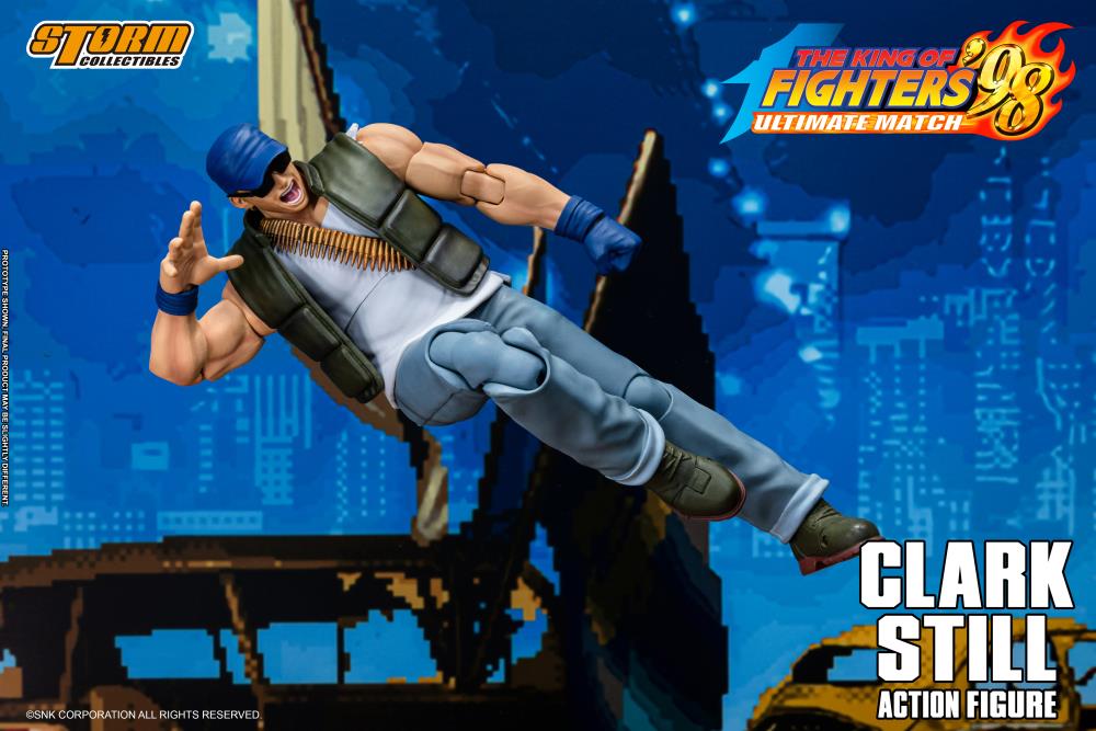 Pedido Figura Clark Still - The King of Fighters '98 Unlimited Match marca Storm Collectibles SKKF17 escala 1/12