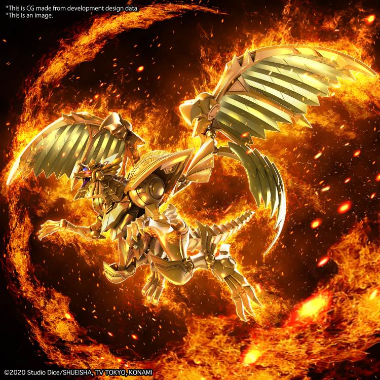 [EN STOCK] Model Kit - Egyptian God The Winged Dragon of RA - Yu-Gi-Oh! Figure-rise Standard Amplified marca Bandai (23.5 cm) (Copia)