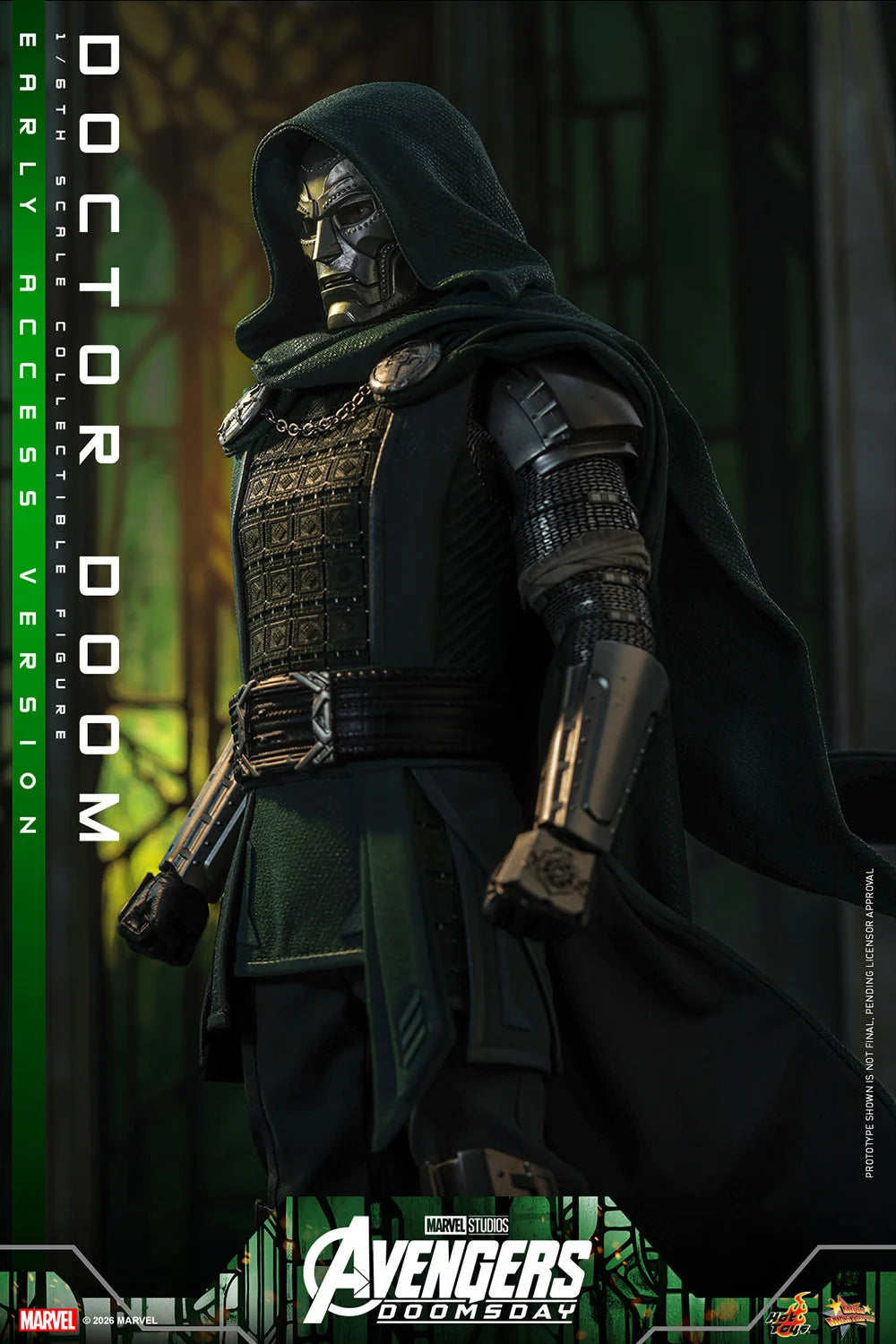 Preventa Figura DOCTOR DOOM - Avengers: Doomsday marca Hot Toys MMS906 escala 1/6