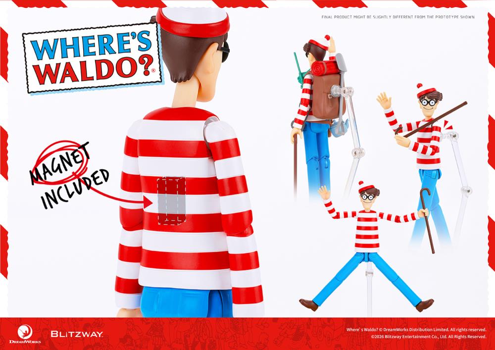 Pedido Figura Waldo - Where´s Waldo? marca Blitzway 5PRO-MG-20302 escala 1/12 (relanzamiento)