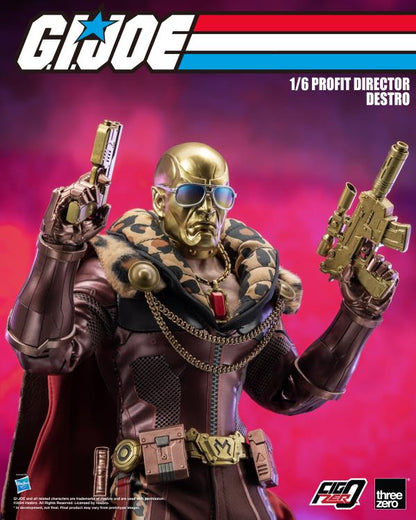 Pedido Figura Profit Director Destro - Exclusiva - G.I.Joe FigZero marca Threezero 3Z0738 escala 1/6