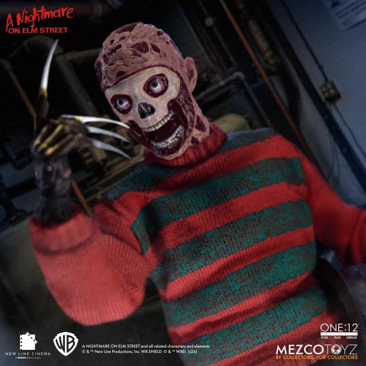 Pedido Figura Freddy Krueger: A Nightmare on Elm Street - One:12 Collective marca Mezco Toyz 77390 escala 1/12