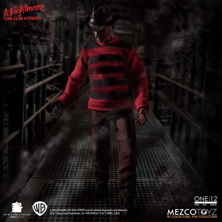 Pedido Figura Freddy Krueger: A Nightmare on Elm Street - One:12 Collective marca Mezco Toyz 77390 escala 1/12