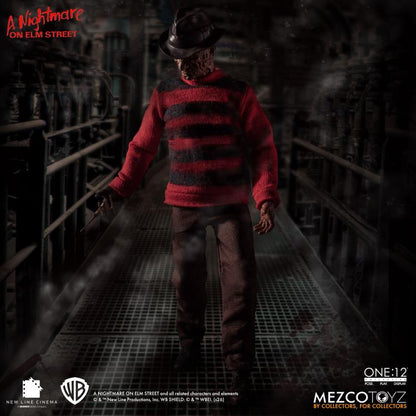 Pedido Figura Freddy Krueger: A Nightmare on Elm Street - One:12 Collective marca Mezco Toyz 77390 escala 1/12