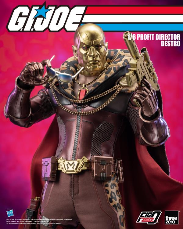 Pedido Figura Profit Director Destro - Exclusiva - G.I.Joe FigZero marca Threezero 3Z0738 escala 1/6
