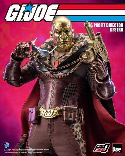 Pedido Figura Profit Director Destro - Exclusiva - G.I.Joe FigZero marca Threezero 3Z0738 escala 1/6
