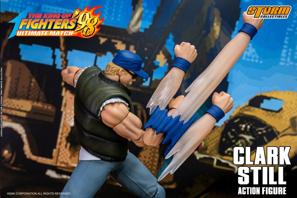 Pedido Figura Clark Still - The King of Fighters '98 Unlimited Match marca Storm Collectibles SKKF17 escala 1/12