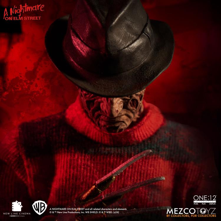 Pedido Figura Freddy Krueger: A Nightmare on Elm Street - One:12 Collective marca Mezco Toyz 77390 escala 1/12