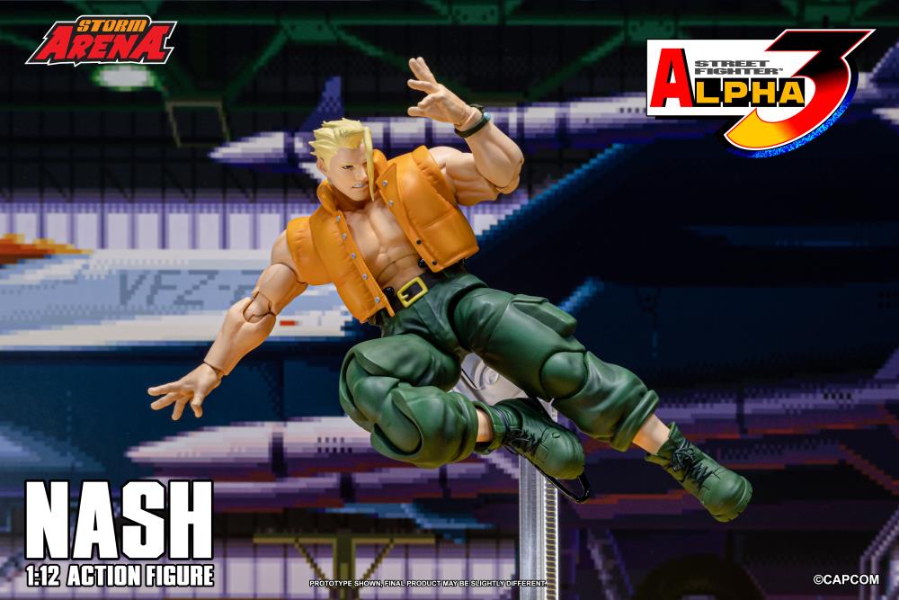 Preventa Figura NASH (Storm Arena) - Street Fighter Alpha 3 marca Storm Collectibles SFSA05 escala 1/12