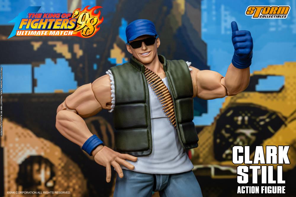 Pedido Figura Clark Still - The King of Fighters '98 Unlimited Match marca Storm Collectibles SKKF17 escala 1/12