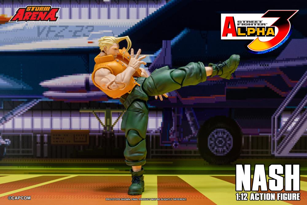 Preventa Figura NASH (Storm Arena) - Street Fighter Alpha 3 marca Storm Collectibles SFSA05 escala 1/12