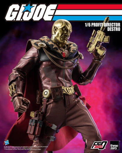 Pedido Figura Profit Director Destro - Exclusiva - G.I.Joe FigZero marca Threezero 3Z0738 escala 1/6