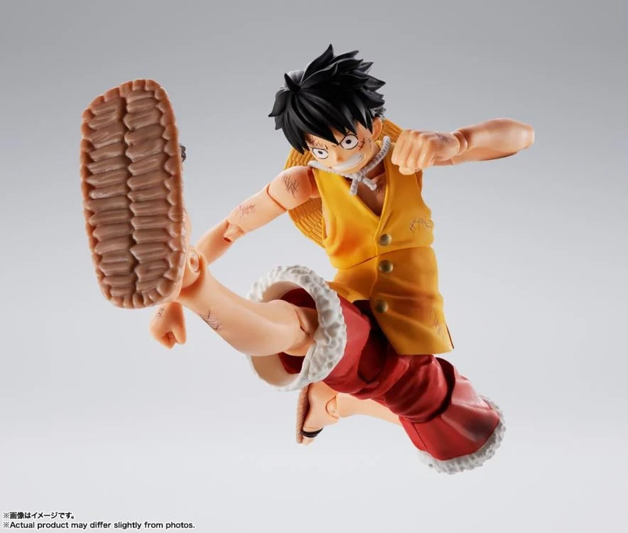 [EN STOCK] Figura Monkey D. Luffy (Summit War of Marineford) - One Piece - S.H.Figuarts marca Bandai Namco escala 1/12