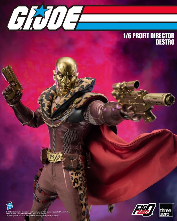 Pedido Figura Profit Director Destro - Exclusiva - G.I.Joe FigZero marca Threezero 3Z0738 escala 1/6