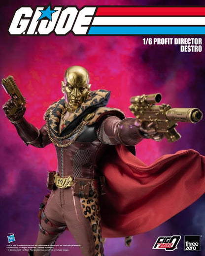 Pedido Figura Profit Director Destro - Exclusiva - G.I.Joe FigZero marca Threezero 3Z0738 escala 1/6