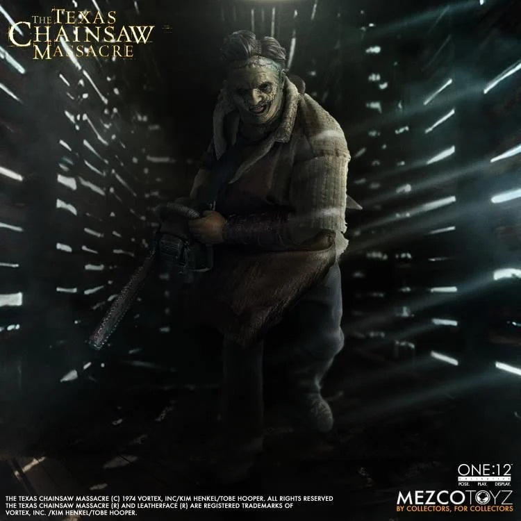 Pedido Figura  Leatherface - The Texas Chainsaw Massacre (2003) - One:12 Collective marca Mezco Toyz 77526 escala 1/12