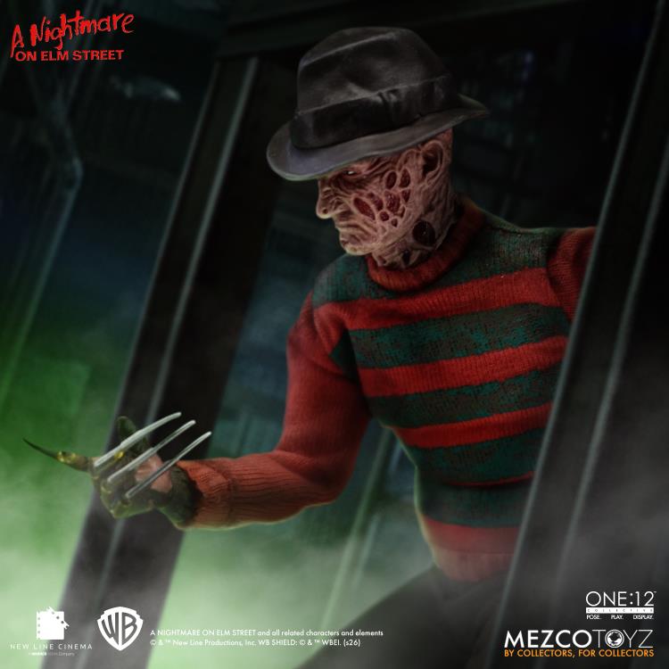 Pedido Figura Freddy Krueger: A Nightmare on Elm Street - One:12 Collective marca Mezco Toyz 77390 escala 1/12