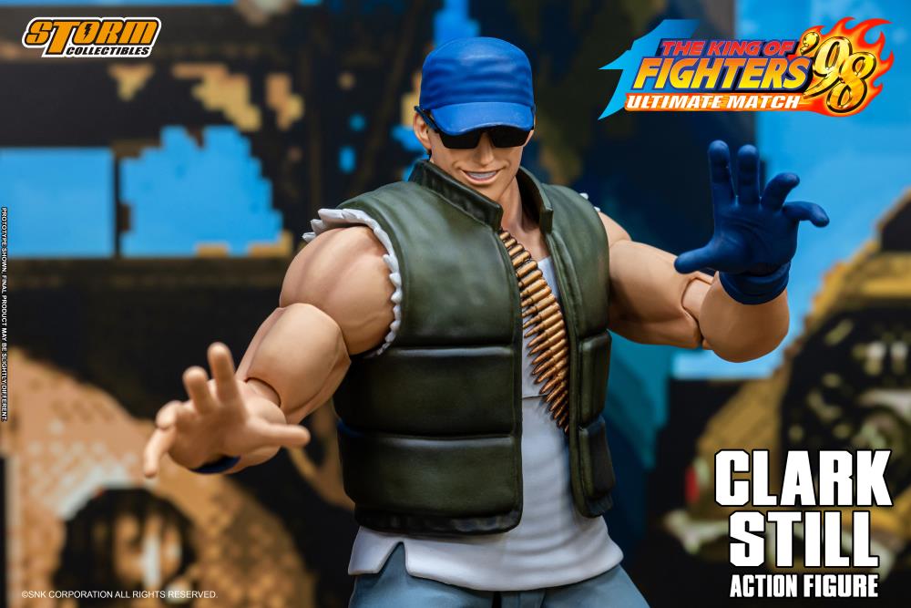 Pedido Figura Clark Still - The King of Fighters '98 Unlimited Match marca Storm Collectibles SKKF17 escala 1/12