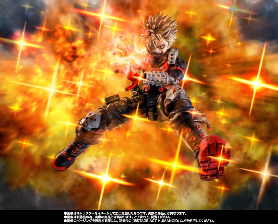 EN STOCK Figura Katsuki Bakugo (The Beginning) - My Hero Academia - S.H. Figuarts marca Bandai Namco escala 1/12
