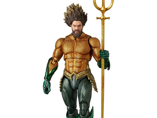 Pedido Figura Aquaman (versión traje verde y dorado) - Aquaman and the Lost Kingdom - MAFEX No. 267 marca Medicom Toy escala 1/12