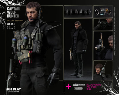 Preventa Figura Captain Wolf Hunter (Deluxe Version) marca Hot Play HP001D escala 1/12