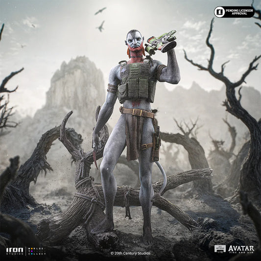 Preventa Estatua Miles Quartich - Avatar 3: Fire and Ash marca Iron Studios escala de arte 1/10