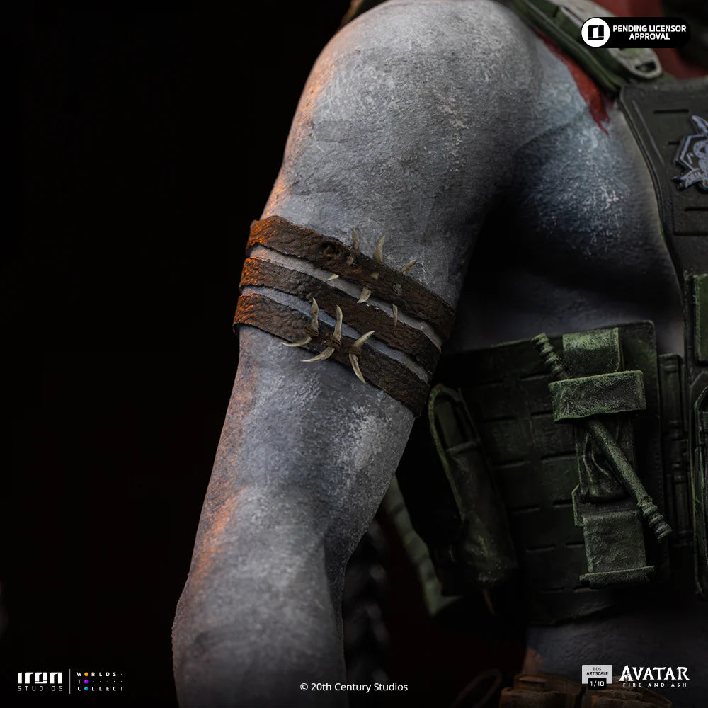 Preventa Estatua Miles Quartich - Avatar 3: Fire and Ash marca Iron Studios escala de arte 1/10