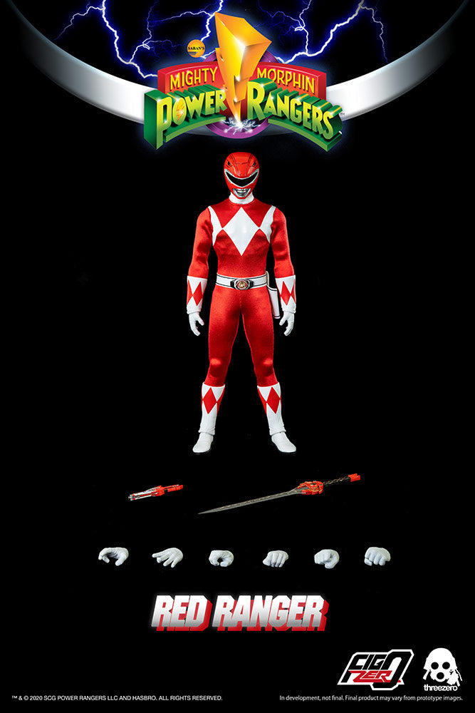Preventa Figuras Mighty Morphin Power Rangers (6 versiones) - FigZero marca Threezero 3Z0195-200 escala 1/6