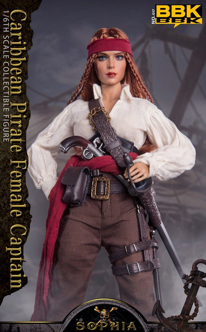 Pedido Figura Caribbean Pirate Female Captain Sophia marca BBK BBK017 escala 1/6