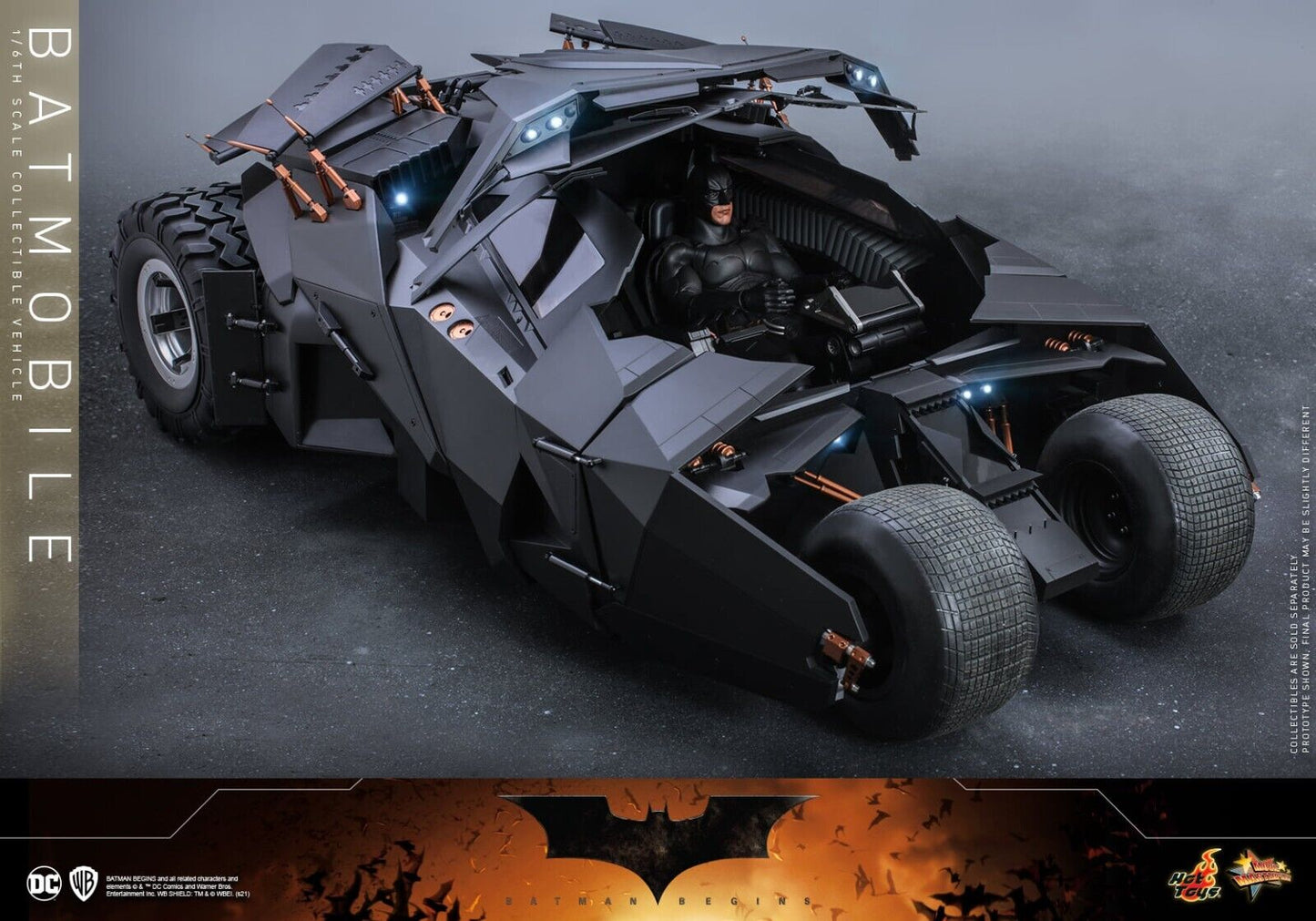 Pedido Vehículo Batmobile Tumbler - Dark Knight Trilogy marca Hot Toys MMS596 escala 1/6