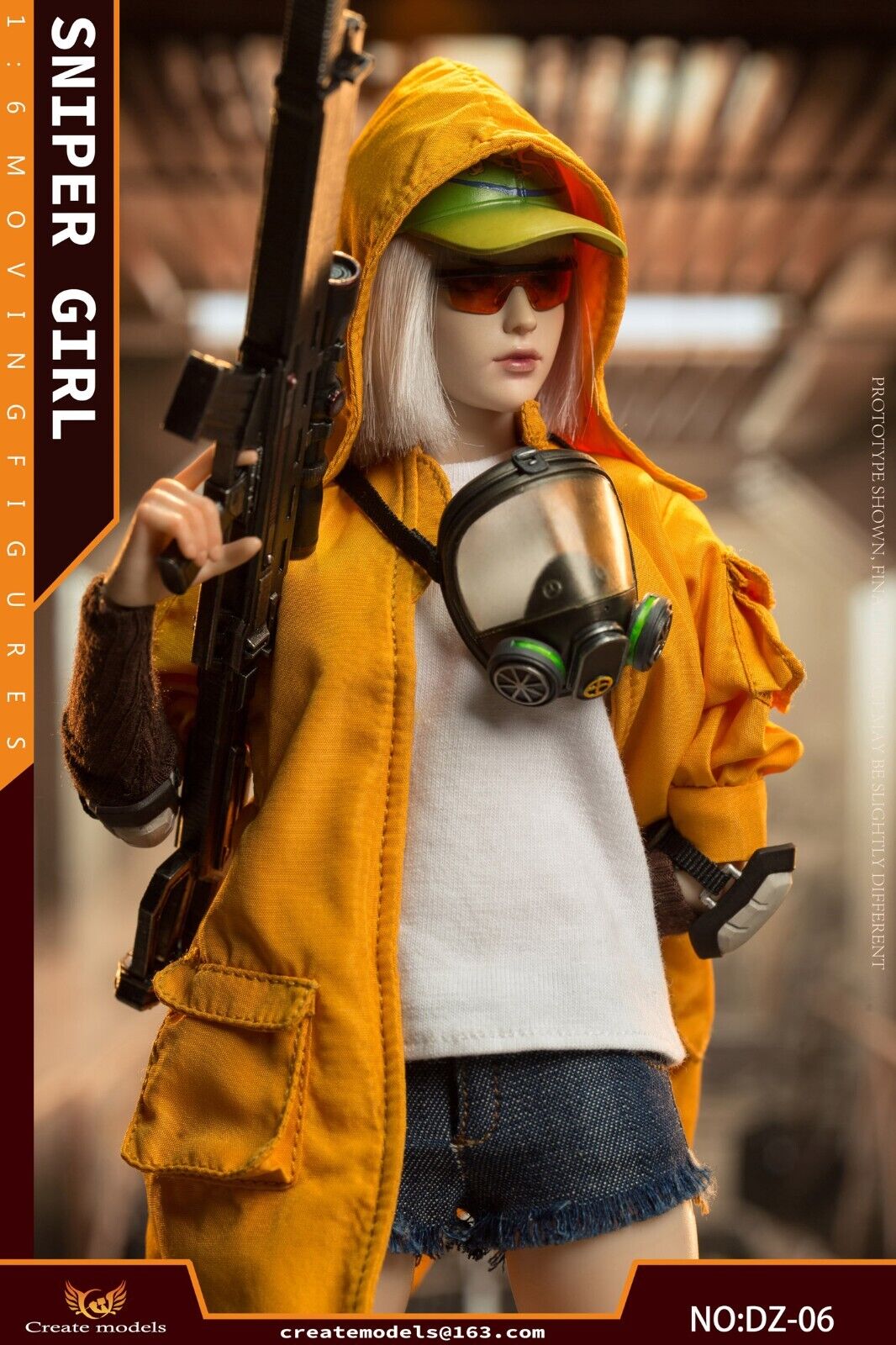 Pedido Figura Sniper Girl Lan marca Create models DZ-06 escala 1/6
