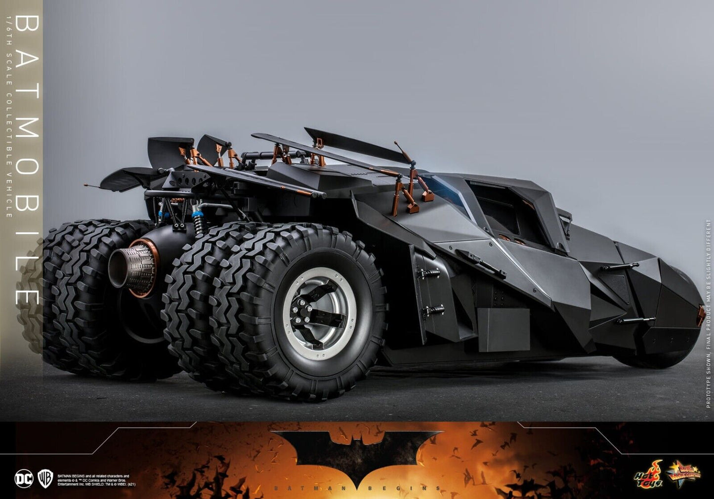 Pedido Vehículo Batmobile Tumbler - Dark Knight Trilogy marca Hot Toys MMS596 escala 1/6