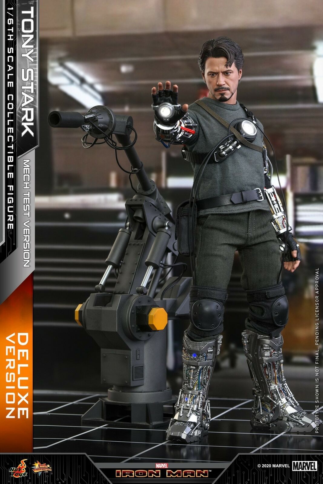 Pedido Figura Tony Stark Mech Test Version (Deluxe version) marca Hot Toys MMS582 escala 1/6